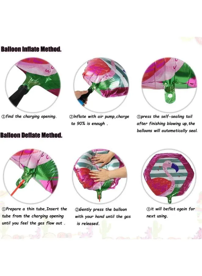 5 pc Party Balloons for Kid's Party, Foil Balloon Theme Decorations for Birthday, Baby Shower